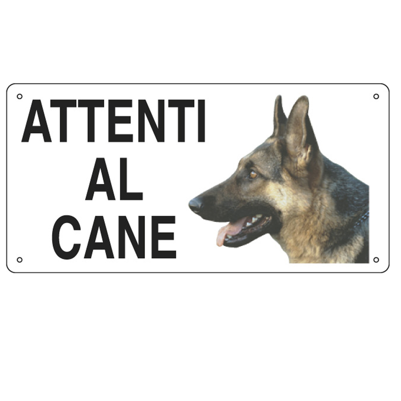 CARTELLO ALLUMINIO 25x12