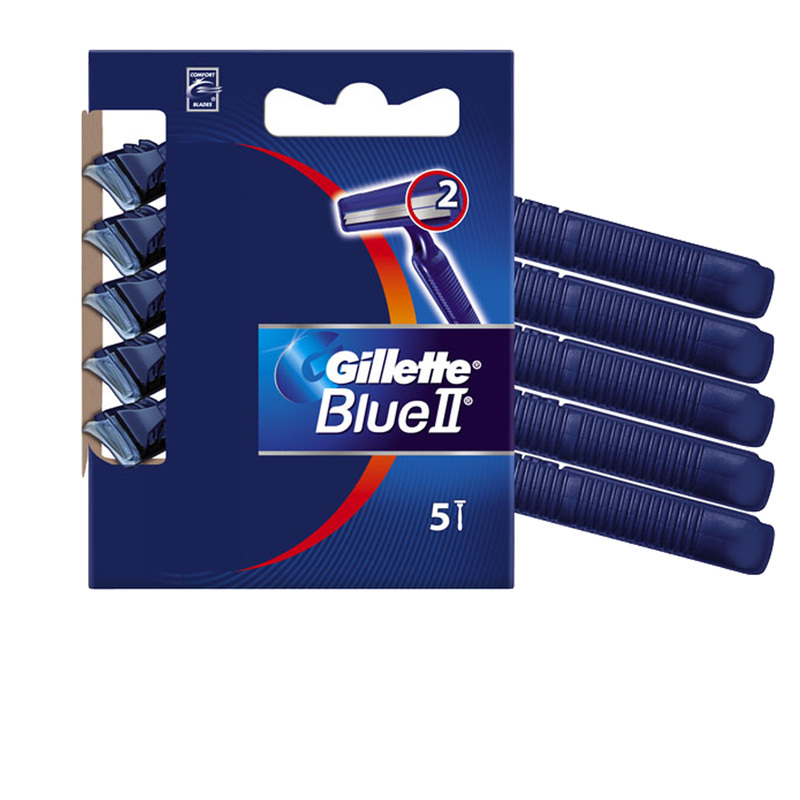 Gillette Blue II Standard - KIT 5 RASOI USAGETTA