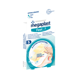 Scatola 5 cerotti per vesciche in PU traspirante Megaplast