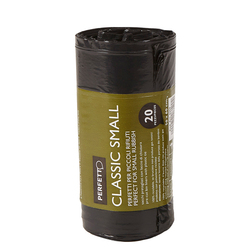 20 SACCHI RIFIUTI 50X60CM-30Lt 10mic NERO Classic
