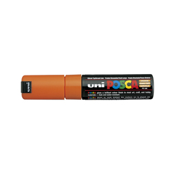 Marcatore UNI POSCA PC8K p.scalpello 8mm arancio UNI MITSUBISHI