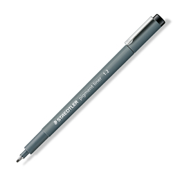 Pennarello Pigment Liner 308 nero 1