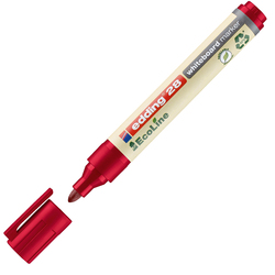 MARCATORE ROSSO PER LAVAGNE BIANCHE EDDING 28 ECOLINE TRATTO 1